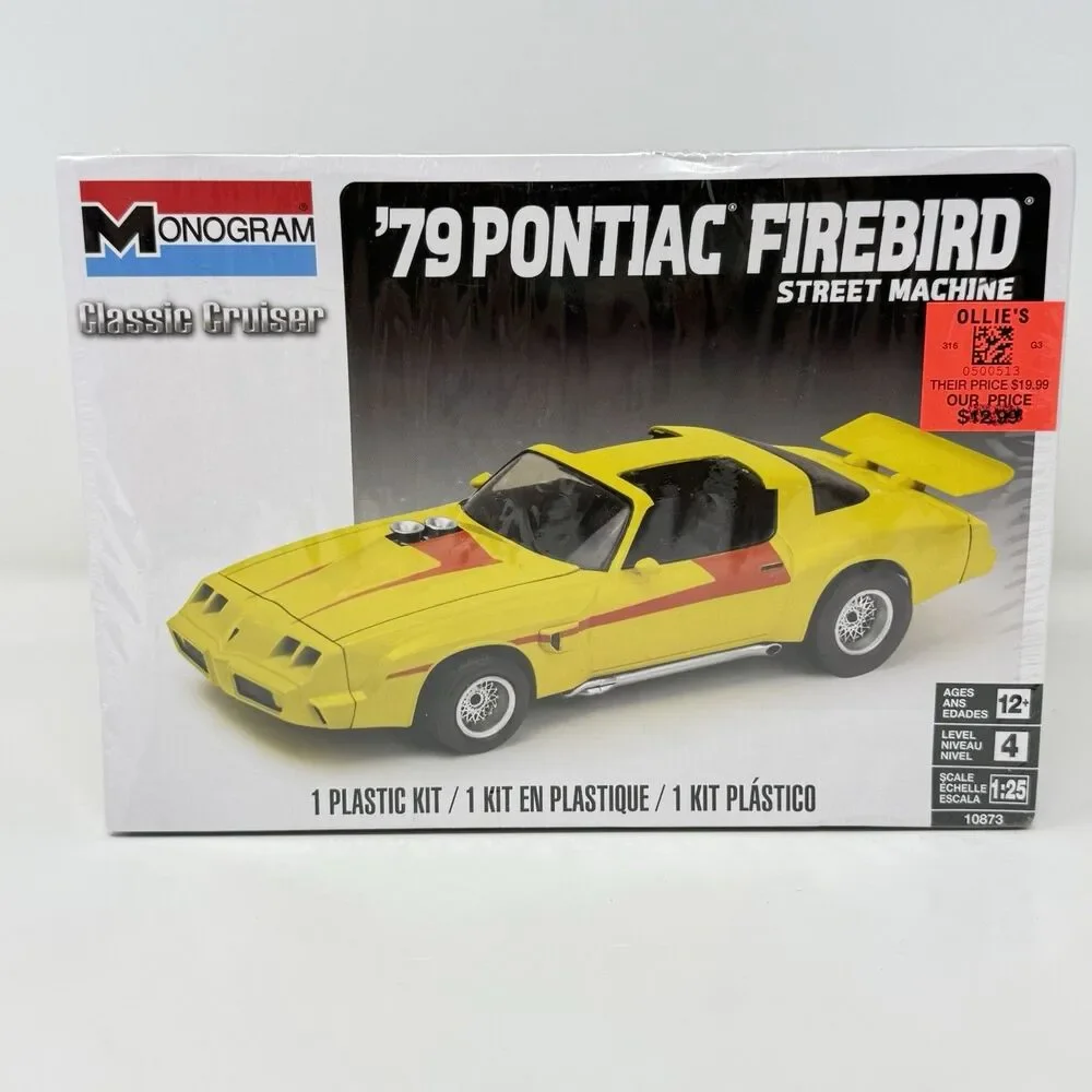 Pontiac Firebird Street Machine 1979 1/25 Model Kit Classic Cruiser Sealed